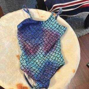 Mermaid Scale Swimsuit in Blue and Purple